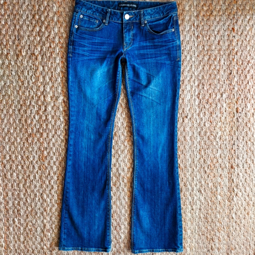 Express Stella Bootcut Stretch Jeans 4 R